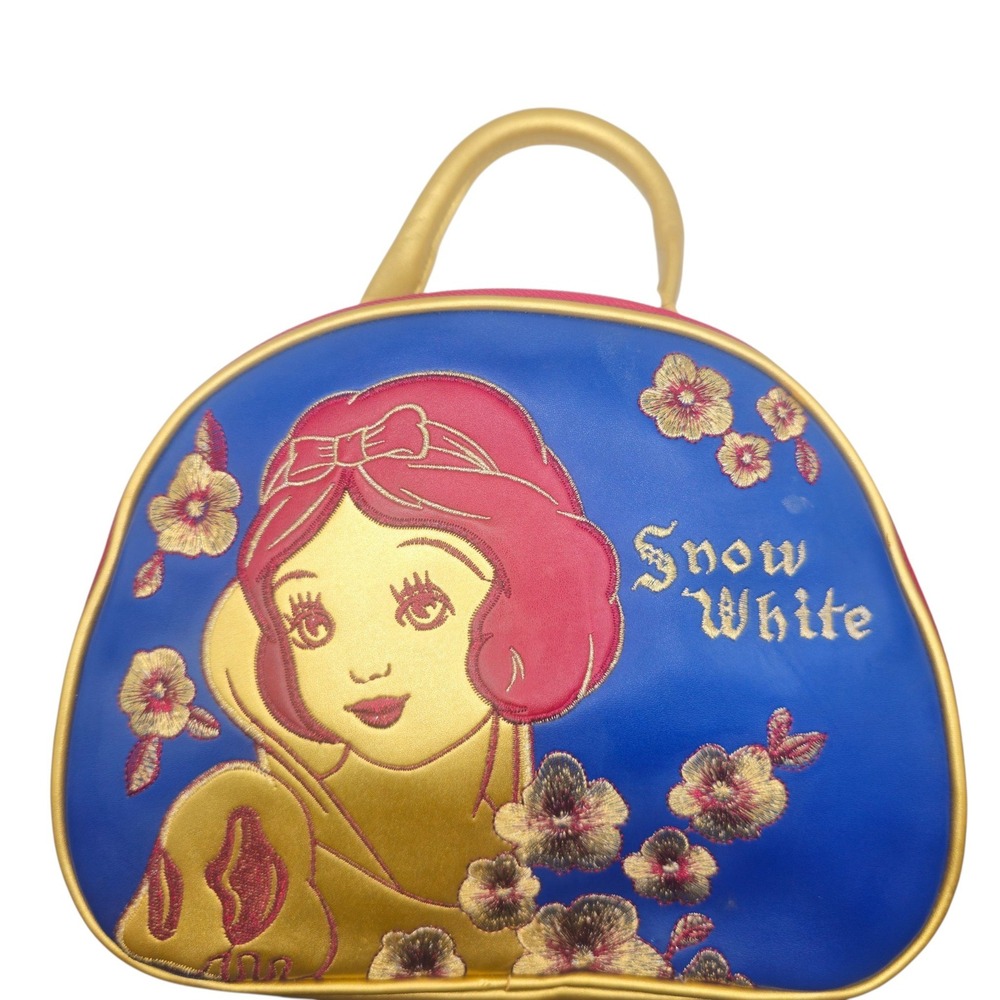 Snow White Make-Up Cosmetic Hand Bag Besame RETIRED 2018  Disney Edition Gold